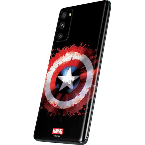 Marvel Captain America Star Shield Galaxy S20 Fan Edition Skin